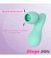 Вакуумный стимулятор клитора с язычком Dingo мятный 783028