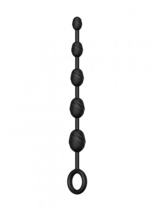 Анальная цепочка №03 Anal Chain черная 30 см  ER01732-03