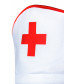 Костюм медсестры: платье стринги головной убор и стетоскоп XL 841012-WHT-XL