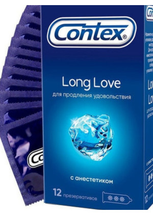 Презерватив Contex Long Love продление удовольствия 12 шт Contex 12 Long Love