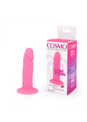 Фалоимитатор Cosmo розовый 10 см CSM-23152