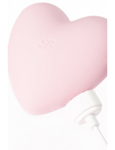 Вакуум-волновой бесконтактный стимулятор клитора Satisfyer Cutie Heart розовый J2018-276-1