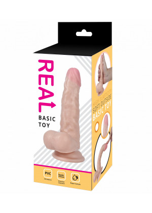 Реалистичный фаллоимитатор Real Basic Toy 13 см RP10034