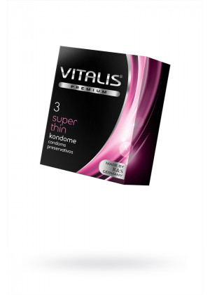 Презервативы ''VITALIS'' PREMIUM super thin №3 274