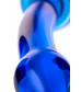 Фаллоимитатор двухсторонний стеклянный синий 24 см 912098