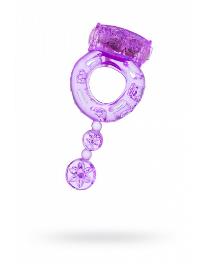 Виброкольцо с хвостиком фиолетовое 818039-4