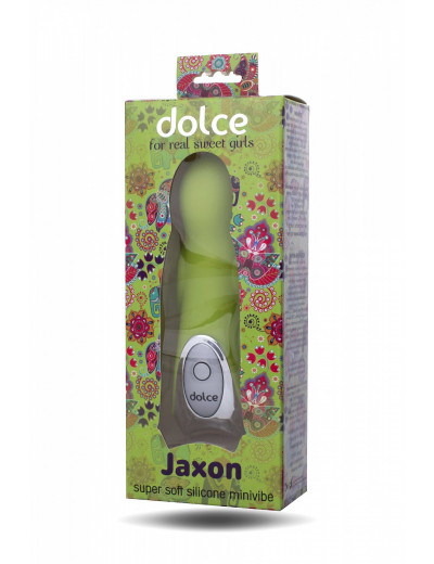 Вибратор Dolce Jaxon Fresh лимонный 12,5 см 591004