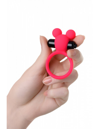 Виброкольцо на пенис A-Toys  розовое 3,1 см 768019