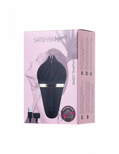 Вибромассажер Satisfyer layons Sweet Treat чёрный 10,4 см J2018-83-07