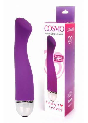 Вибромассажер Cosmo фиолетовый 15.5 см CSM-23100