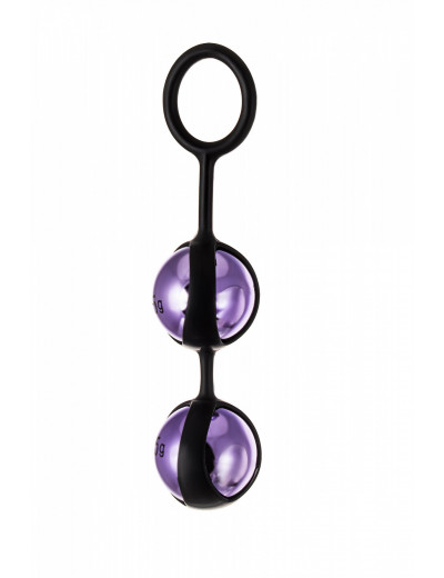 Набор вагинальных шариков Toyfa фиолетовый 14,6 см 764006