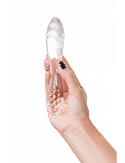 Двусторонний фаллоимитатор Satisfyer Dazzling Crystal прозрачный 18,5 см 4045658