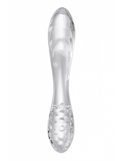 Двусторонний фаллоимитатор Satisfyer Dazzling Crystal прозрачный 18,5 см 4045658