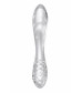 Двусторонний фаллоимитатор Satisfyer Dazzling Crystal прозрачный 18,5 см 4045658