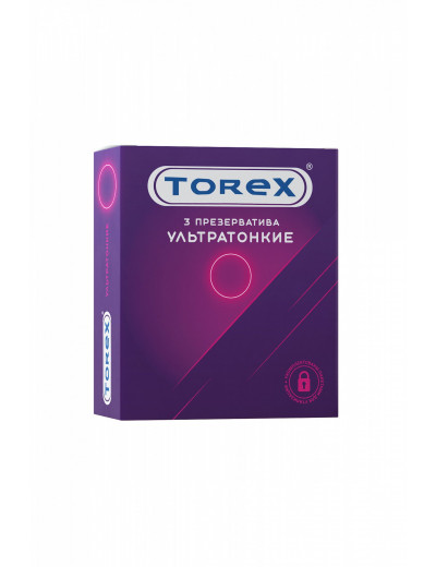 Презервативы ультратонкие Torex №3 00902