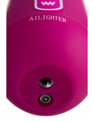 Нереалистичный вибратор Ailighter Telescopic lover 10 режимов розовый 27,1 см 191524
