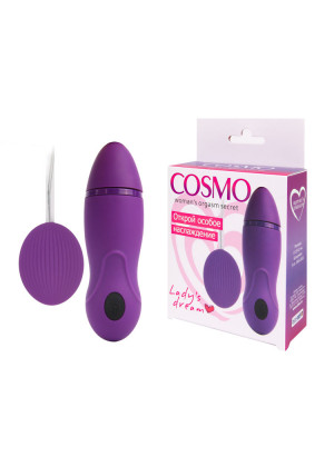 Вибромассажер Cosmo фиолетовый CSM-23109