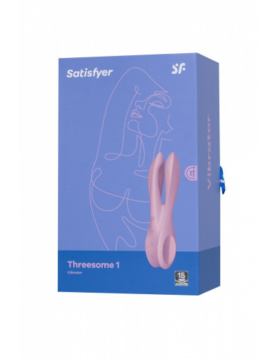 Вибростимулятор Satisfyer Threesome розовый 13,7 см J2018-241-1