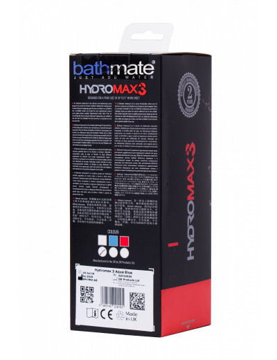Гидропомпа Bathmate Hydromax 3 прозрачная 22 см BM-HM3-CC