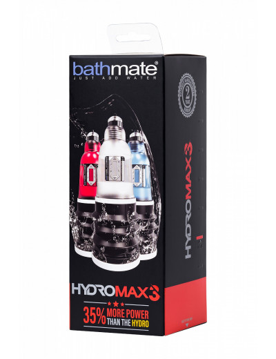 Гидропомпа Bathmate Hydromax 3 прозрачная 22 см BM-HM3-CC