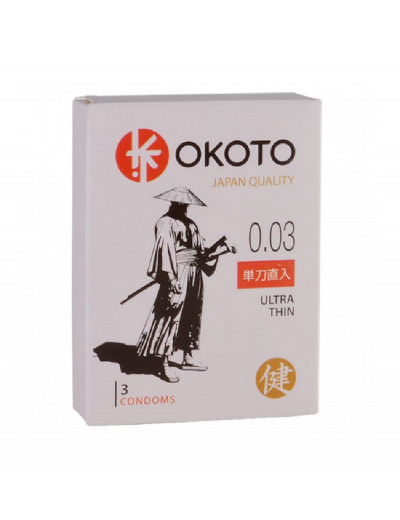 Презервативы Okoto Ultra Thin ультратонкие №3 1467