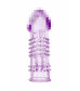 Насадка на пенис гелевая фиолетовая 13 см 818017-4