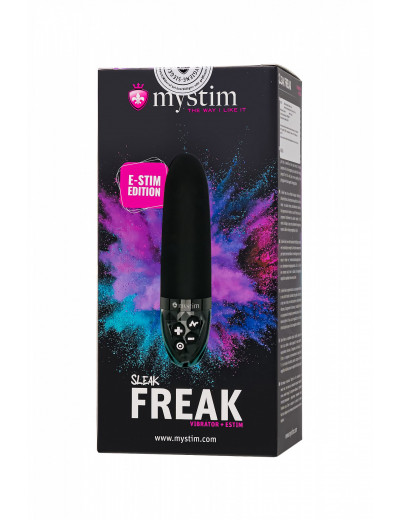 Вибратор Mystim Sleak Freak с электростимуляцией 14,5 см 46543