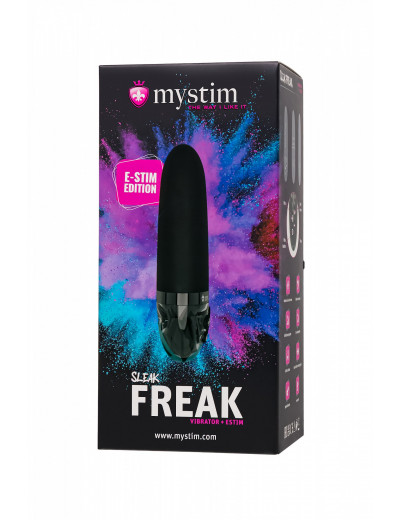 Вибратор Mystim Sleak Freak с электростимуляцией 14,5 см 46543