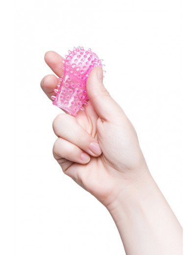 Насадка на палец Gentle розовая силикон 211503