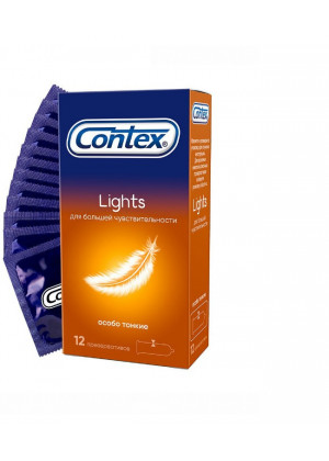 Презерватив Contex Lights особо тонкие 12 шт Contex 12 Lights