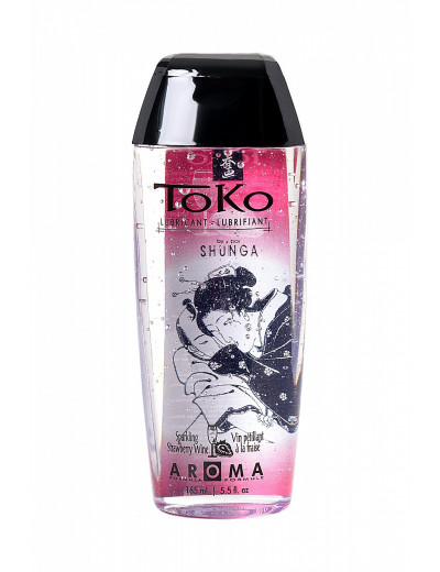 Лубрикант ToKo Aroma клубника и шампанское 165 мл 276401