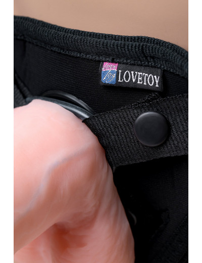 Страпон на креплении LoveToy UNI strap 7 Harness best of all телесный 532303