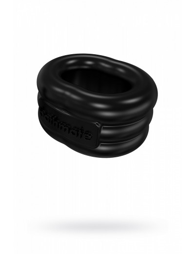 Виброкольцо Bathmate Stretch черное BM-VR-ST