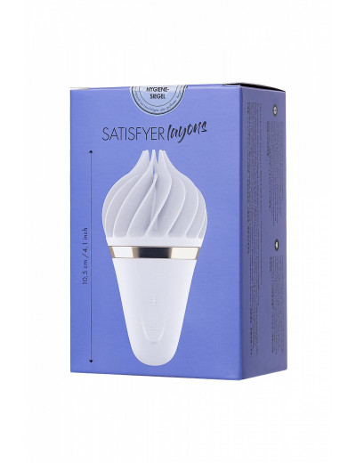 Вибромассажер Satisfyer layons Sweet Treat белый 10,4 см EE73-584-0719