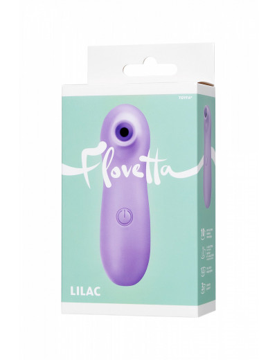 Вакуум-волновой стимулятор клитора Flovetta Lilac фиолетовый 12,5 см 457709