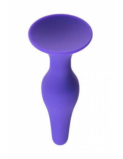 Анальная втулка Toyfa A-toys фиолетовая 11,3 см 761303