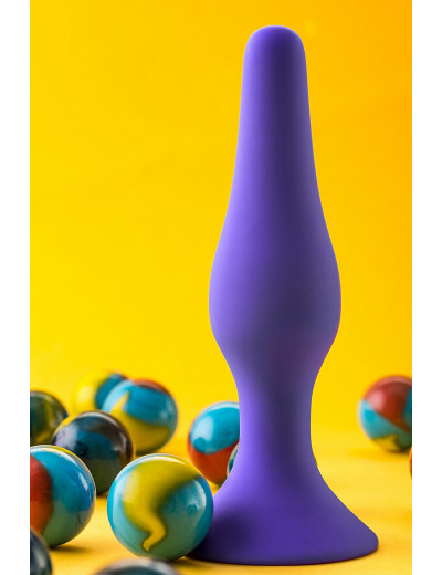 Анальная втулка Штучки-дрючки фиолетовая 12,5 см 690102