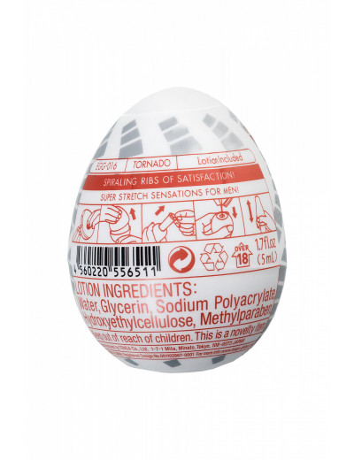 Мастурбатор Tenga Egg Tornado Яйцо Торнадо EGG-016