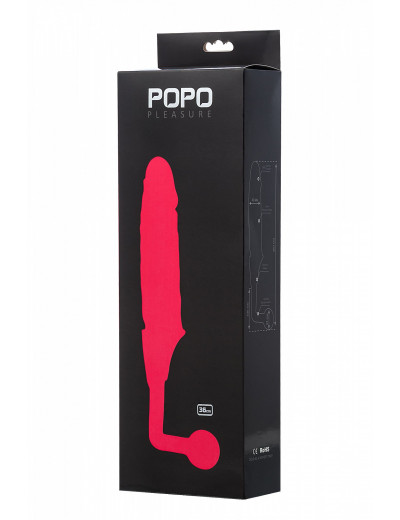 Насадка на пенис с анальной втулкой Popo 36 см 731333