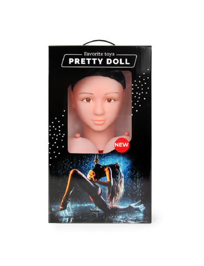 Кукла надувная с вибрацией и реалистичной головой Изабелла два отверстия 160 см EE-10246