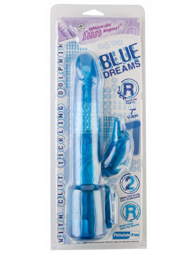 Вибратор NMC Blue Dream в форме дельфина синий 24 см FPBA182A00-044