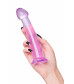 Нереалистичный фаллоимитатор Jelly Dildo фиолетовый 18 см 882026-4