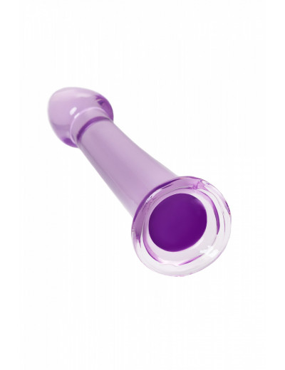 Нереалистичный фаллоимитатор Jelly Dildo фиолетовый 18 см 882026-4