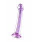 Нереалистичный фаллоимитатор Jelly Dildo фиолетовый 18 см 882026-4