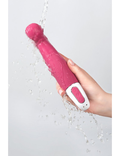 Вибратор Satisfyer Vibes Petting Hippo силикон розовый 22,9 см EE73-874-1017