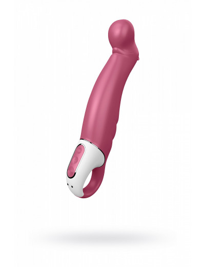 Вибратор Satisfyer Vibes Petting Hippo силикон розовый 22,9 см EE73-874-1017