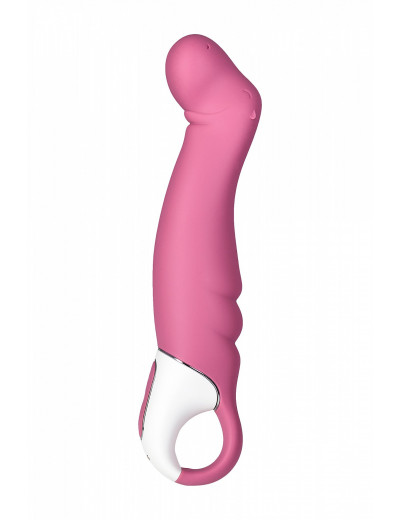 Вибратор Satisfyer Vibes Petting Hippo силикон розовый 22,9 см EE73-874-1017