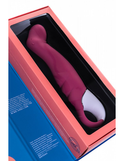 Вибратор Satisfyer Vibes Petting Hippo силикон розовый 22,9 см EE73-874-1017