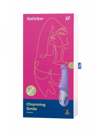 Вибратор Satisfyer Vibes Charming Smile силикон фиолетовый 18,7 см EE73-827-1017