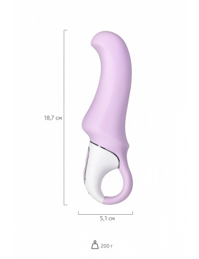 Вибратор Satisfyer Vibes Charming Smile силикон фиолетовый 18,7 см EE73-827-1017